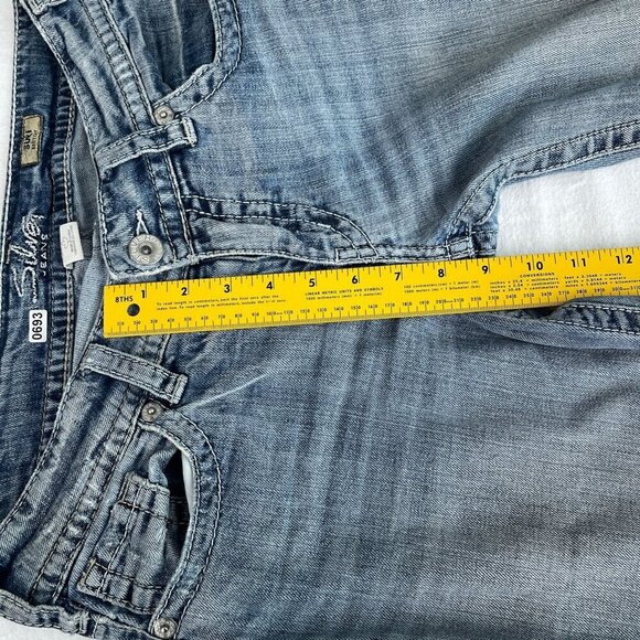 Silver Jeans Co. Suki Mid-Rise Bootcut Jeans Light Wash Denim Womens 29x32 - Picture 11 of 14